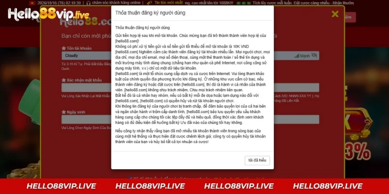Đăng Ký Hello88: Cách Tạo Tài Khoản Chỉ Với 3 Bước Điều kiện đăng ký Hello88