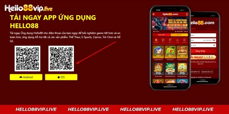 Tải App Hello88: Hướng Dẫn Cài Đặt Android Và iPhone Mở trang tải app Hello88 bằng Safari trên iPhone